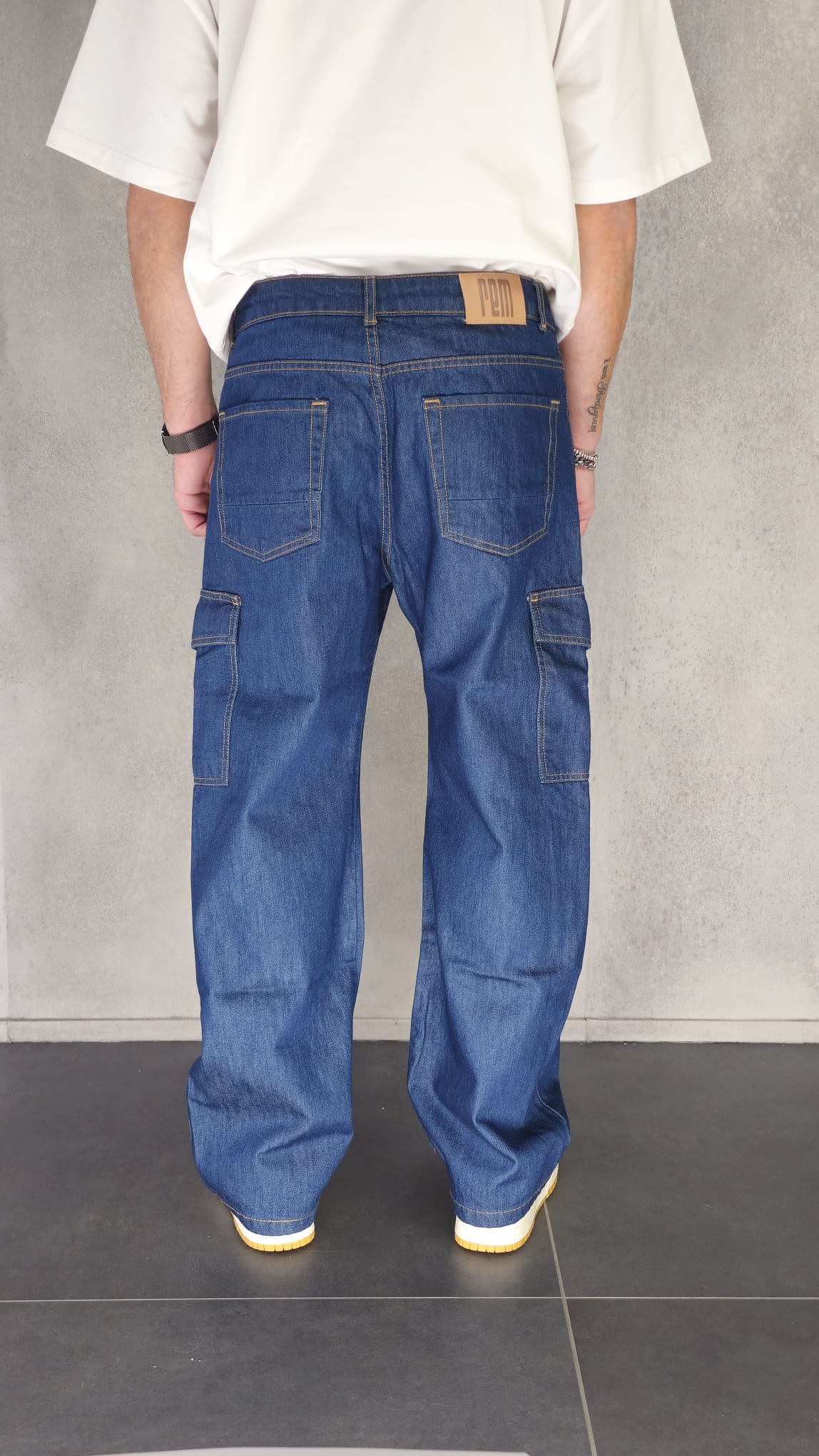 Jeans Rem - Cargo Blu Chiaro