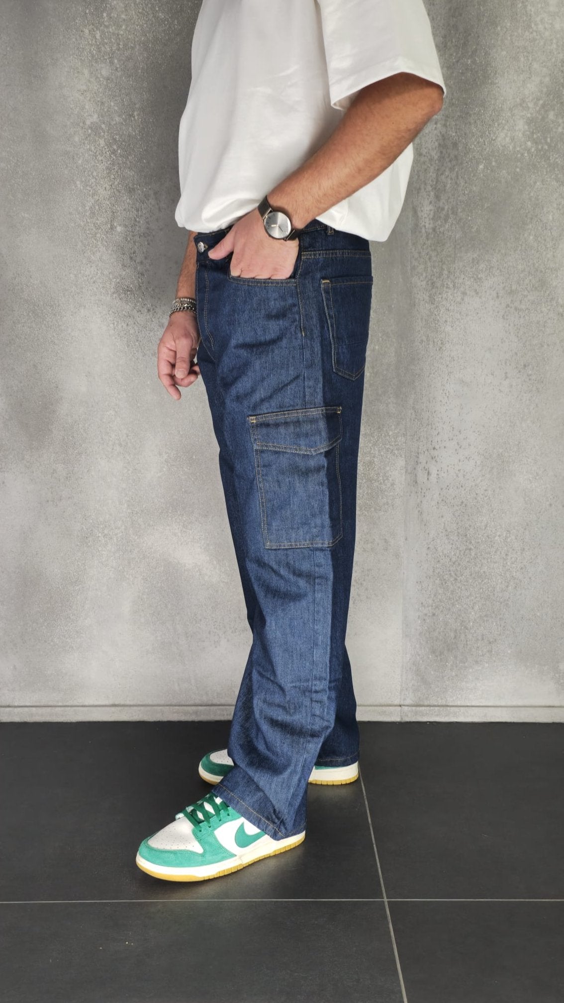 Jeans Rem - Cargo Blu Chiaro